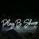 Play B Sharp LED-Neonschild Musikstudio Wohnzimmer
