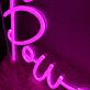 East Coast Powder Room LED-Neonschild für Friseursalon und Kosmetikstudio