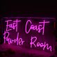 East Coast Powder Room LED-Neonschild für Friseursalon und Kosmetikstudio