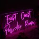East Coast Powder Room LED-Neonschild für Friseursalon und Kosmetikstudio