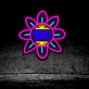 Hello Blumen-LED-Neonschild
