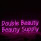 Double Beauty Beauty Supply LED-Neonschild für Kosmetikstudio Friseursalon