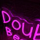 Double Beauty Beauty Supply LED-Neonschild für Kosmetikstudio Friseursalon