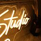 Hair Studio 432 LED-Neonschild für Friseursalon
