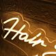 Hair Studio 432 LED-Neonschild für Friseursalon