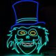 Neon Monster Kopf mit Zylinder LED Neonschild