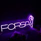 FORSA LED Neonschild mit Faust Symbol Neon Wandlicht für Studio Büro oder moderne Räume