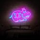 Neon Nilpferd Cartoon LED Neonschild Wanddekoration