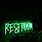 RESTROOM LED-Neonschild für Restaurant und Bar