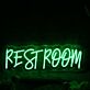RESTROOM LED-Neonschild für Restaurant und Bar