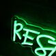 RESTROOM LED-Neonschild für Restaurant und Bar