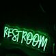 RESTROOM LED-Neonschild für Restaurant und Bar