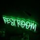 RESTROOM LED-Neonschild für Restaurant und Bar
