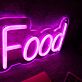 Good Food LED-Neonschild für Restaurant und Küche