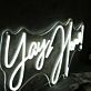 Yay Home! LED-Neonschild Wohnzimmer Schlafzimmer