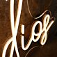 Salon Studios LED-Neonschild für Friseursalon oder Studio
