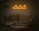Meereswellen LED-Neonschild für Wohnzimmer Schlafzimmer