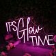 IT'S Glow TIME LED-Neonschild für Bar Club