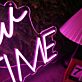 IT'S Glow TIME LED-Neonschild für Bar Club