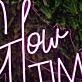 IT'S Glow TIME LED-Neonschild für Bar Club