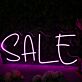 Sale LED Neonschild für Geschäft und Schaufenster