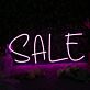 Sale LED Neonschild für Geschäft und Schaufenster