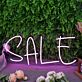 Sale LED Neonschild für Geschäft und Schaufenster