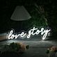 love story LED-Neonschild für Hochzeit und Wohnzimmer