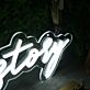 love story LED-Neonschild für Hochzeit und Wohnzimmer