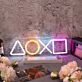PlayStation Controller Symbole LED-Neonschild für Gamingzimmer Wohnzimmer