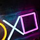 PlayStation Controller Symbole LED-Neonschild für Gamingzimmer Wohnzimmer
