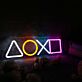 PlayStation Controller Symbole LED-Neonschild für Gamingzimmer Wohnzimmer
