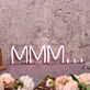 MMM LED Neonschild für Wohnzimmer und Bar