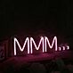 MMM LED Neonschild für Wohnzimmer und Bar