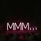 MMM LED Neonschild für Wohnzimmer und Bar