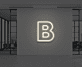 Großbuchstabe B LED Neonschild für Büro und Arbeitsplatz