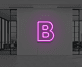 Großbuchstabe B LED Neonschild für Büro und Arbeitsplatz