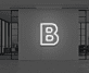 Großbuchstabe B LED Neonschild für Büro und Arbeitsplatz
