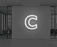 Buchstabe C LED Neonschild für Büro und Geschäft