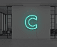 Buchstabe C LED Neonschild für Büro und Geschäft