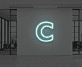 Buchstabe C LED Neonschild für Büro und Geschäft