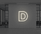 D LED-Neonschild als moderne Wanddekoration