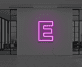 Buchstabe E LED Neonschild für Büro und Wohnzimmer