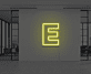 Buchstabe E LED Neonschild für Büro und Wohnzimmer