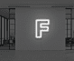 Buchstabe F LED Neonschild für Büro und Arbeitsplatz