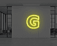 Buchstabe G LED Neonschild für Büro und Arbeitsplatz
