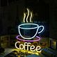 Coffee LED-Neonschild für Café und Küche