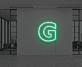 Buchstabe G LED Neonschild für Büro und Arbeitsplatz