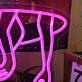 schwebender menschlicher Körper LED-Neonschild für Bar oder Wohnzimmer