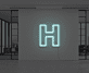 Buchstabe H LED Neonschild für Büro und Empfangsbereich
